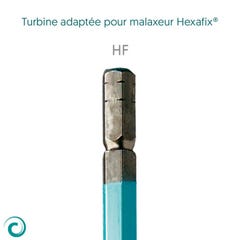 Turbine DLX 120 HF Hexafix pour malaxeur, matériaux liquides et ragréages COLLOMIX 4
