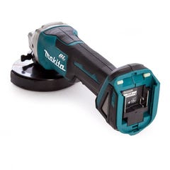 Meuleuse brushless MAKITA 18V 125mm - 2 batteries BL1850 5.0Ah - 1 chargeur rapide DC18RC DGA508RTJ 4