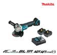 Meuleuse brushless MAKITA 18V 125mm - 2 batteries BL1850 5.0Ah - 1 chargeur rapide DC18RC DGA508RTJ