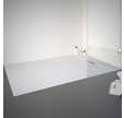 Schulte receveur de douche 90 x 140 x 3,2cm, blanc effet pierre ultra légers, rectangulaire, extra plat à poser ou à encastrer, bac douche