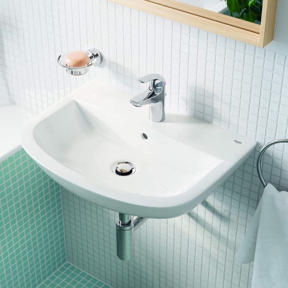 Mitigeur lavabo GROHE Quickfix Start Curve taille S + nettoyant GrohClean 1