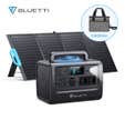 BLUETTI Kit de Génerateur solaire portable EB70GRAY 1000W avec panneau solaire BLUETTI PV120 120W