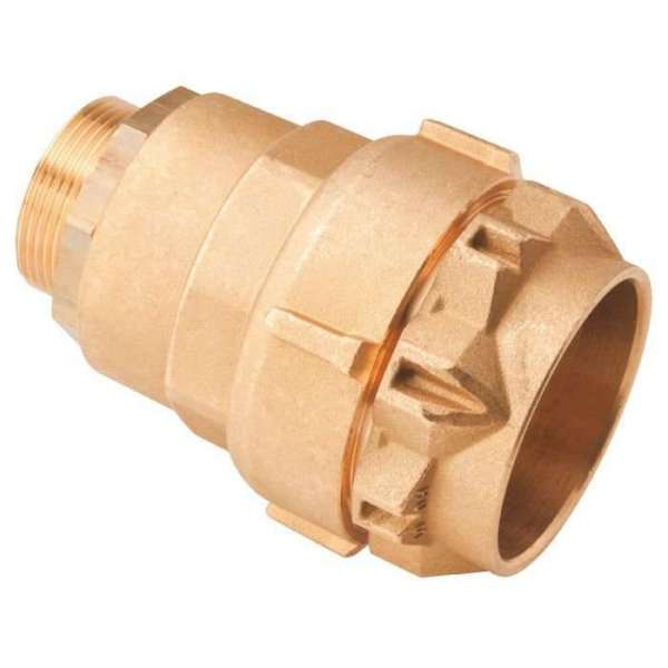 Raccord PE droit à serrage - M 3/4'' - Ø 20 mm - Rexuo - Huot