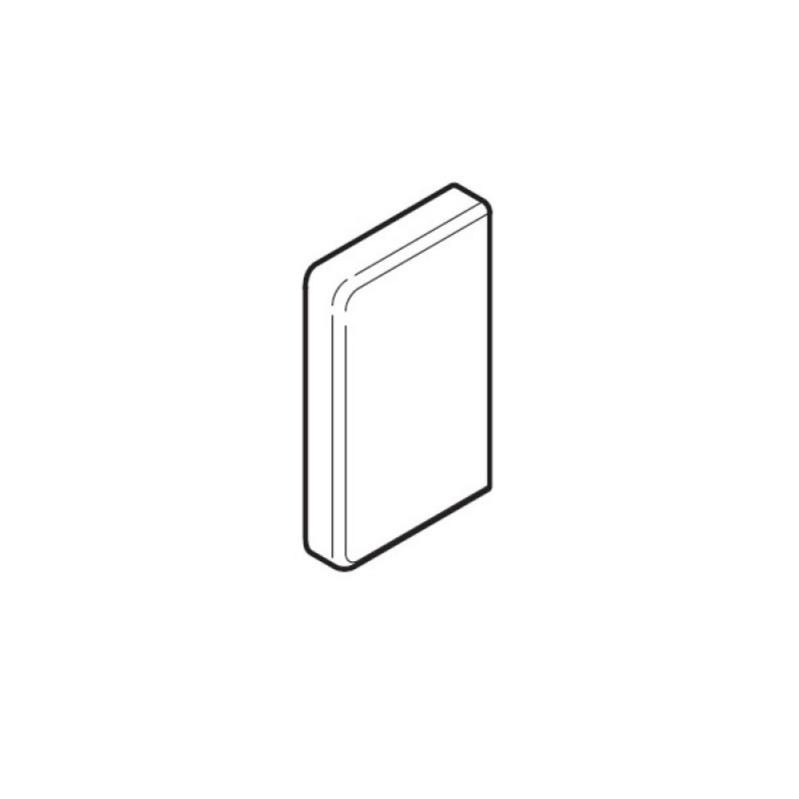 Rehau 735803-100 Embout Droit Ou Gauche Pour Goulotte Clidi - 90 X 55 - 2 Ml
