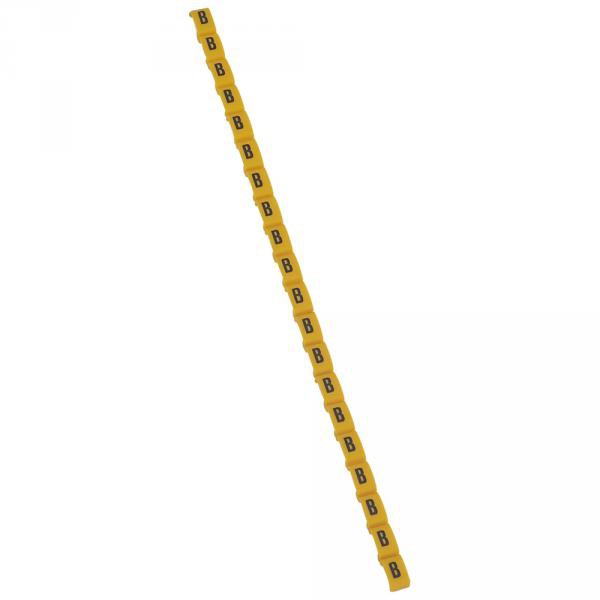 Legrand 038411 Repère Duplix Lettre "b" Jaune (600pcs) - Code Couleur International