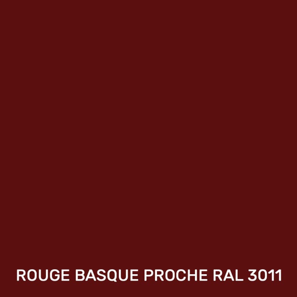 Peinture Bois Extérieur : Volets, Portails, Bardage, Abri Et Mobilier De Jardin : Arcalaque 201 - Rouge Basque - Proche Ral 3011 - 2.5 L 1
