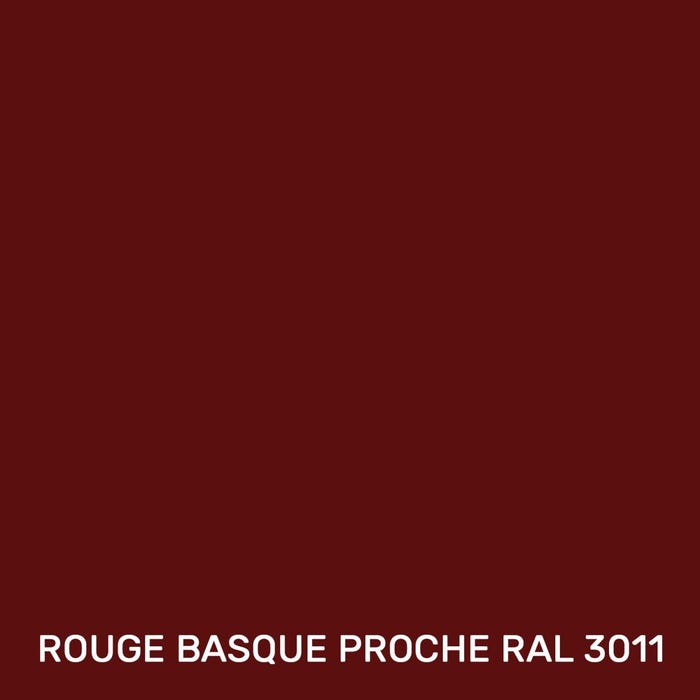 Peinture Bois Extérieur : Volets, Portails, Bardage, Abri Et Mobilier De Jardin : Arcalaque 201 Rouge Basque - Proche Ral 3011 - 2.5 L 1