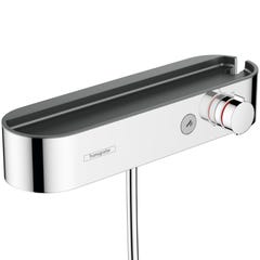Hansgrohe ShowerTablet Select Set Mitigeur de douche thermostatique + Douchette 105mm 3 jets + Flexible douche 160cm + Barre 65cm, Chrome 4