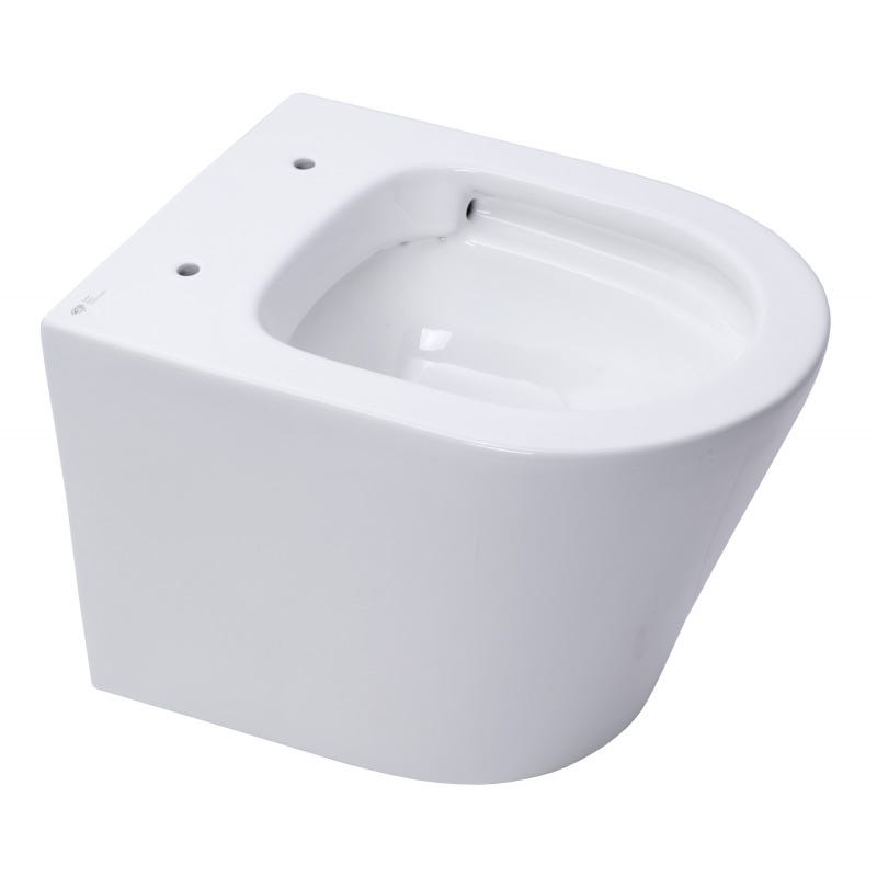 Grohe Pack WC Bâti-support autoportant + WC sans bride SAT Infinitio + Abattant softclose + Plaque blanc alpin (ProjectInfinitio-6) 4