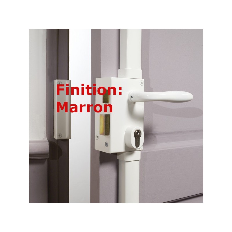 Serrure en applique série 73 Bricard Marron