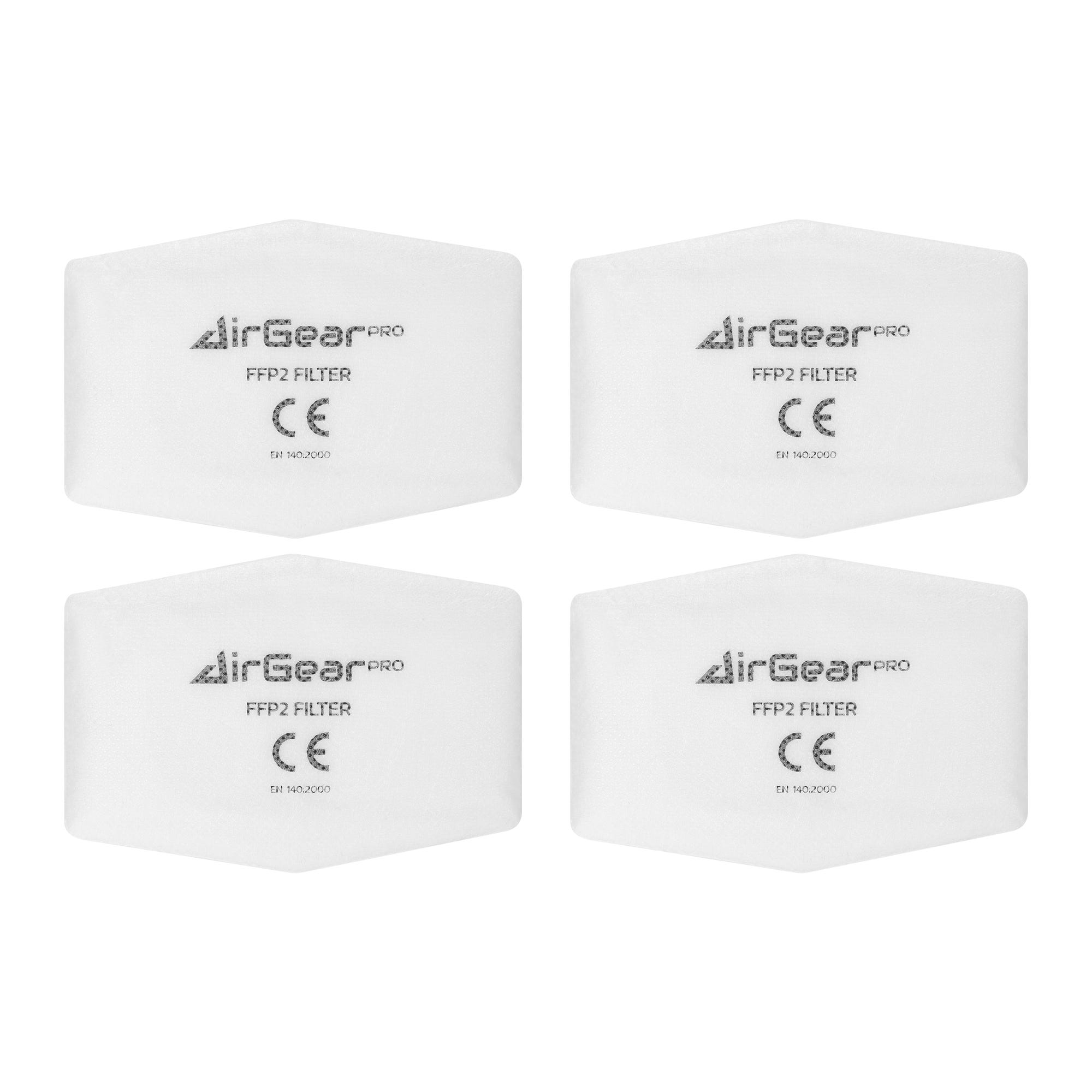 AirGearPro F-200 Filtres pour Masque de Protection Respiratoire D-200, Réutilisable, Anti poussière 0