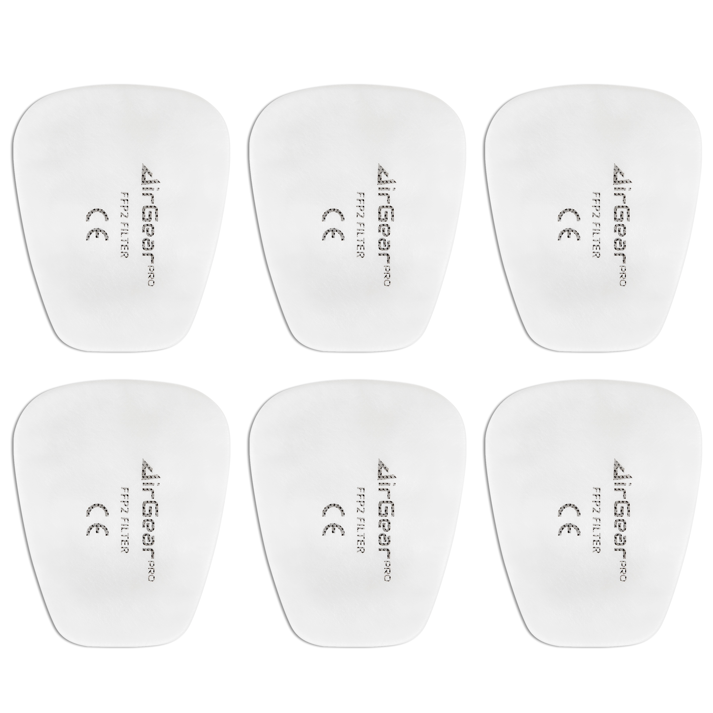 AirGearPro C-500 Filtres FFP2 pour Masque de Protection Respiratoire Réutilisable G-500/M-500, Anti poussière