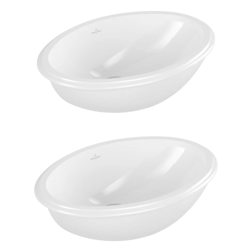 IDEAL STANDARD Lot de deux vasques à encastrer VILLEROY ET BOCH Evana