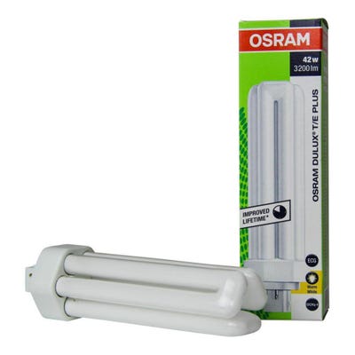 Osram 425641 Ampoule Gx24q-4 42w 3200lm - 3000k Blanc Chaud