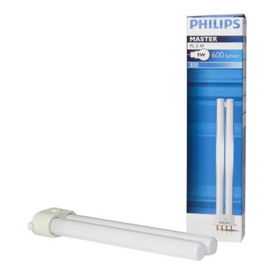 Philips 260963 - Ampoule 2g7 9w 840 Master Pl-s 600lm 4pins - Blanc Froid