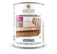 Vernis Polyuréthane MAULER incolore satiné 2,5 litres intérieur : protection bois, métal, PVC