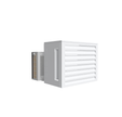 Cache climatisation design avec mousse acoustique intégrée | H. 80 x L. 100 x P. 54 cm | Blanc RAL9010 | Ref. HCI105HABL
