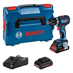 Bosch Professional GSB 18V-90 C -Perceuse-visseuse à percussion sans fil + 2 batteries, + chargeur, + mallette 2