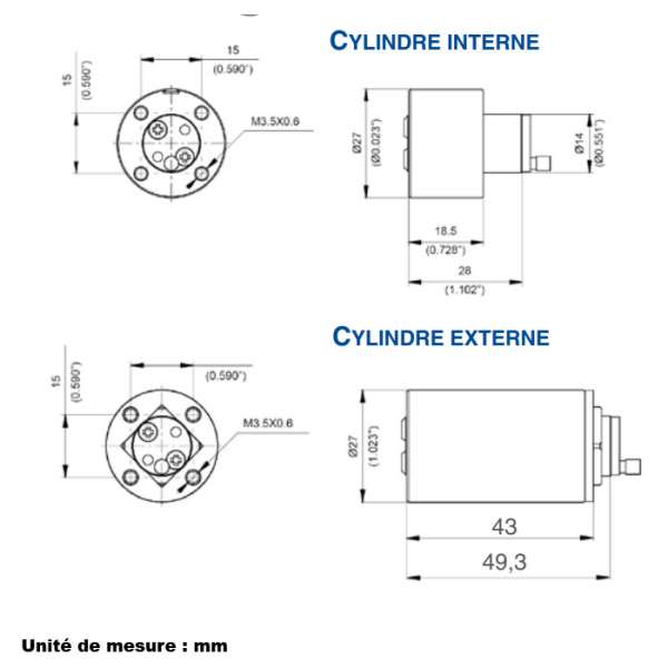 Cylindre Kreno Classic pro Mul-T-lock - Diamètre 26 mm 1