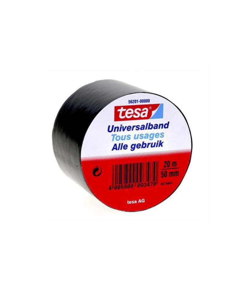 TESA Ruban PVC tous usages - 20m x 50mm - Noir