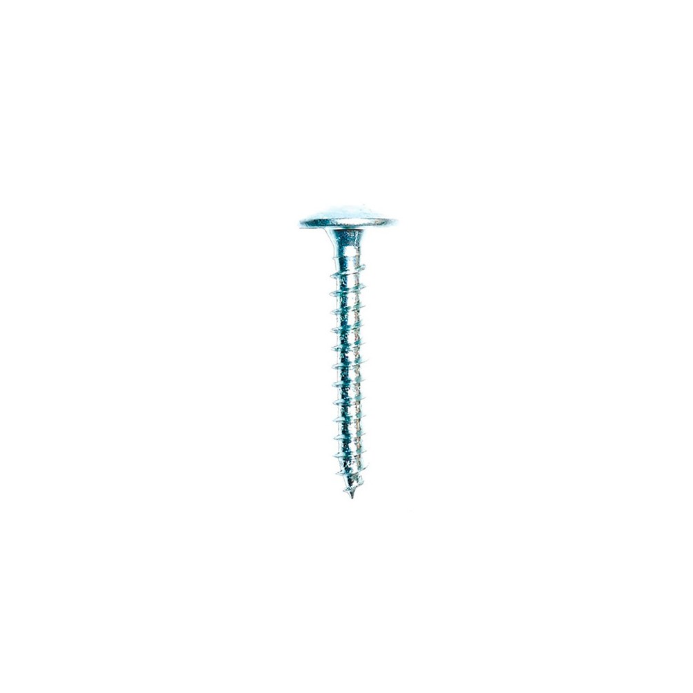 Blister de 50 vis bois penture VPB D. 6,0 x 20 mm x TX30 - Zingué blanc - VPB60020BL - Alsafix
