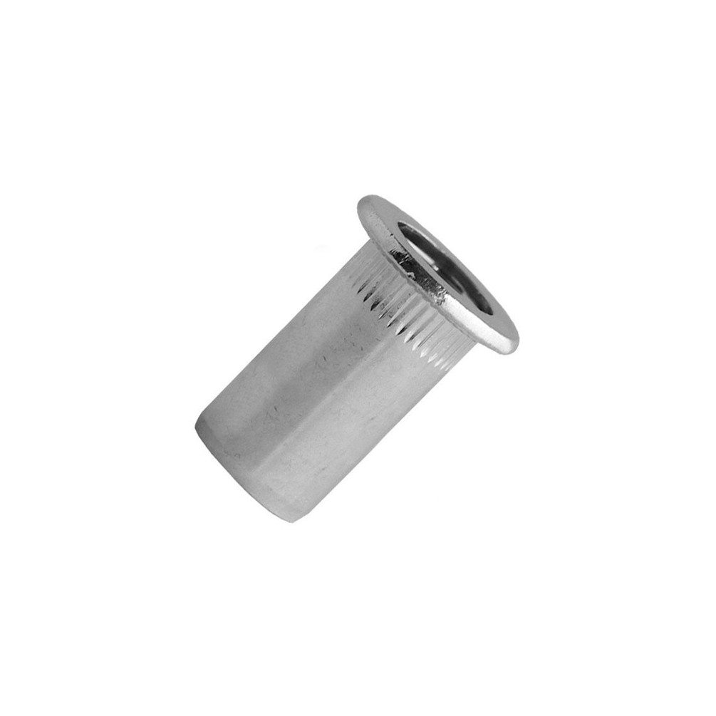 100 écrous à sertir borgnes crantés acier zingué TP, D. M8 x 26.5 mm - TCBD0830 - Scell-it