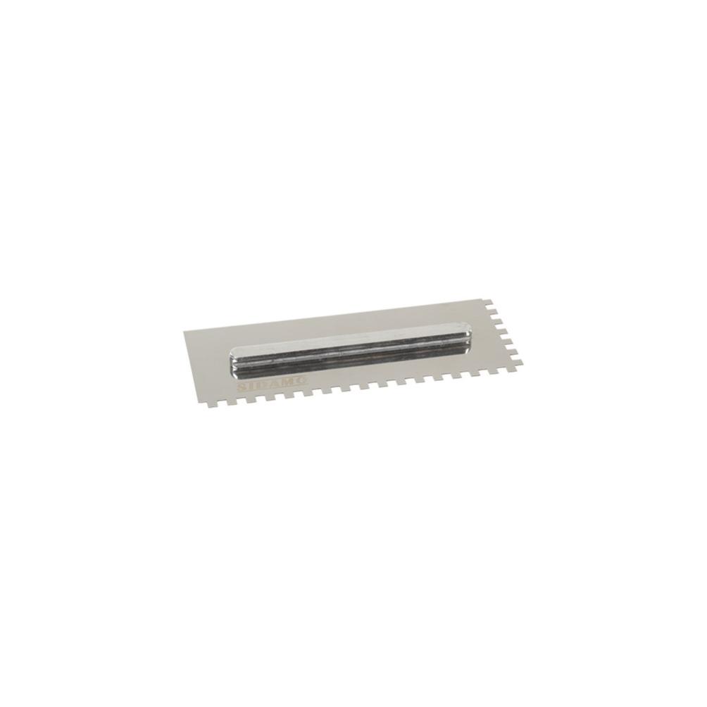 Lame de rechange de platoir Inox 280 X 115 mm Denture U 8 X 8 mm