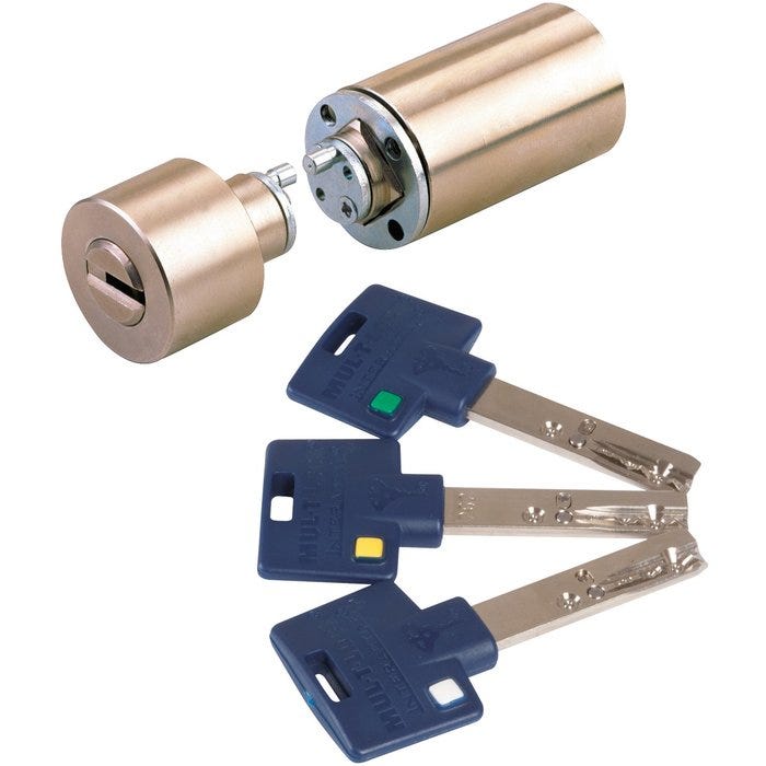 Cylindre rond bronze - 30 x 45 mm - Interactive + - Mul-T-lock 0