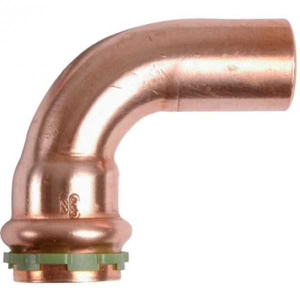 Raccord Cuivre Coudé 90° À Sertir - Mâle / Femelle - Ø 54 Mm - Comap