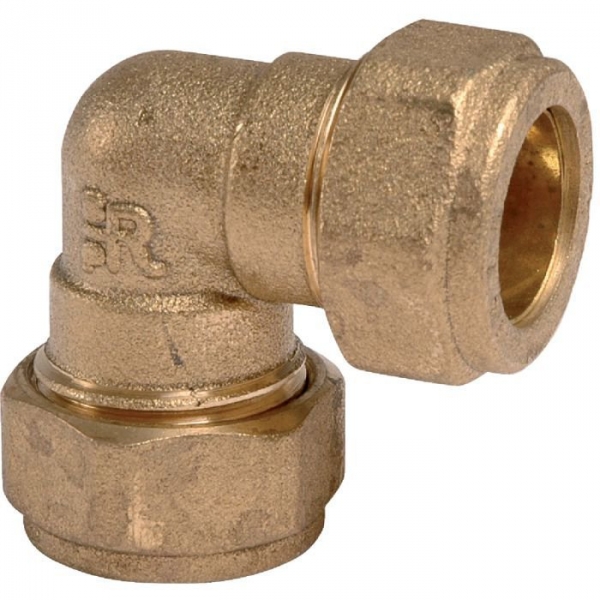 Raccord bicône coudé laiton - Ø 18 mm - Thermador