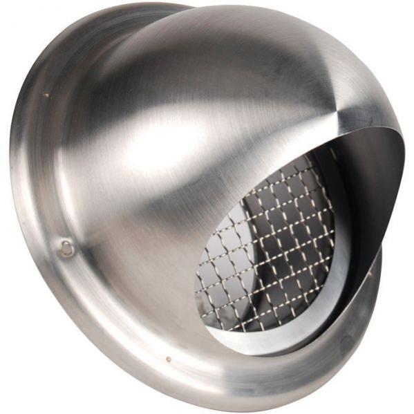 Prise d'air de façade inox sphérique - Ø 125 mm - Vortice