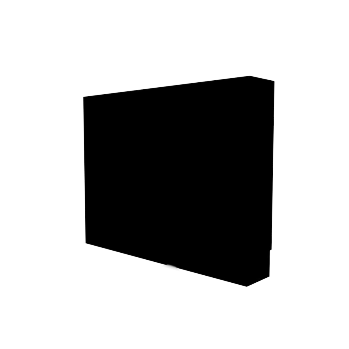 Cache nourrice | Dimensions : H. 65 x L. 85 x P. 15 cm | Couleur : noir