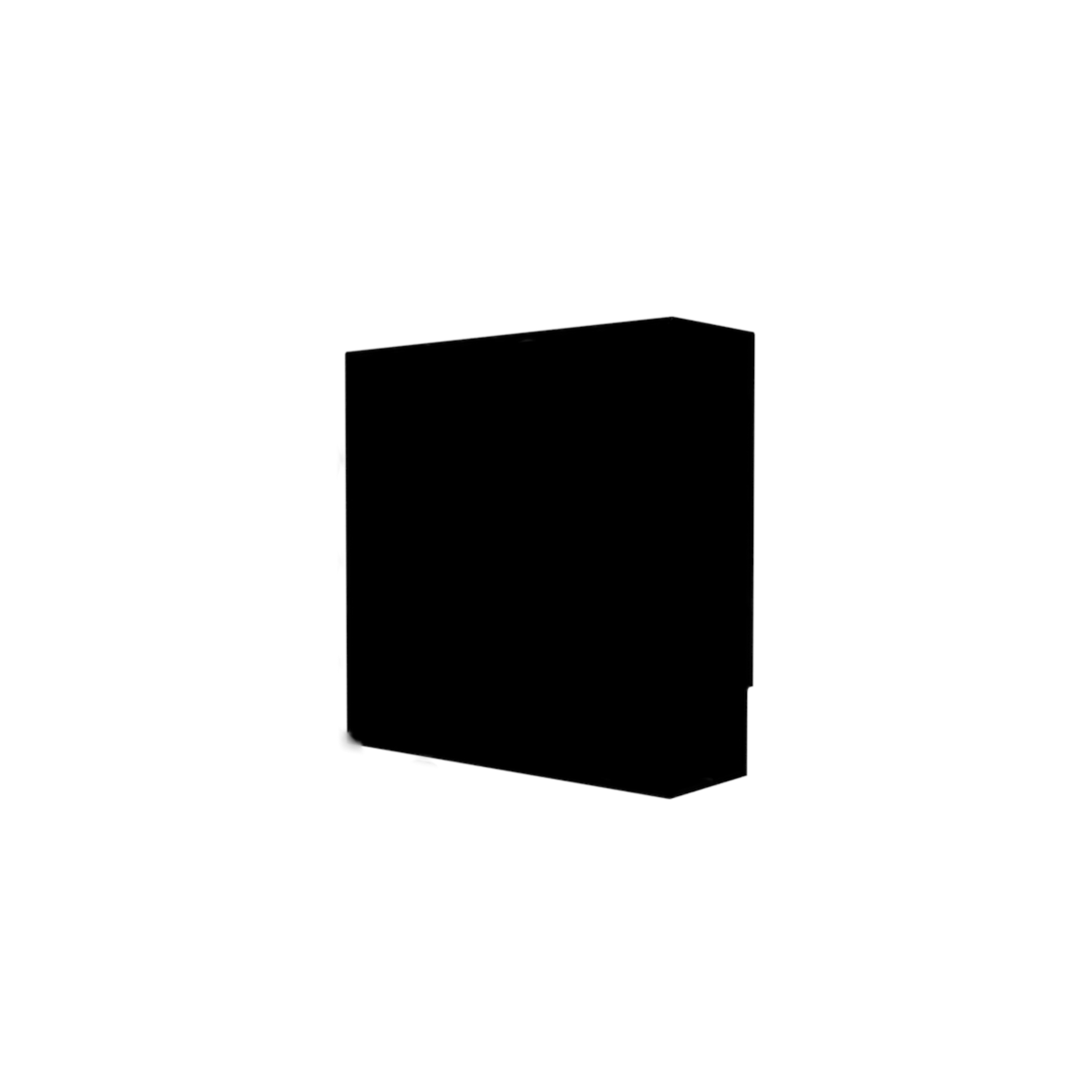 Cache nourrice | Dimensions : H. 45 x L. 45 x P. 15 cm | Couleur : noir | Ref.: ZHN11NR