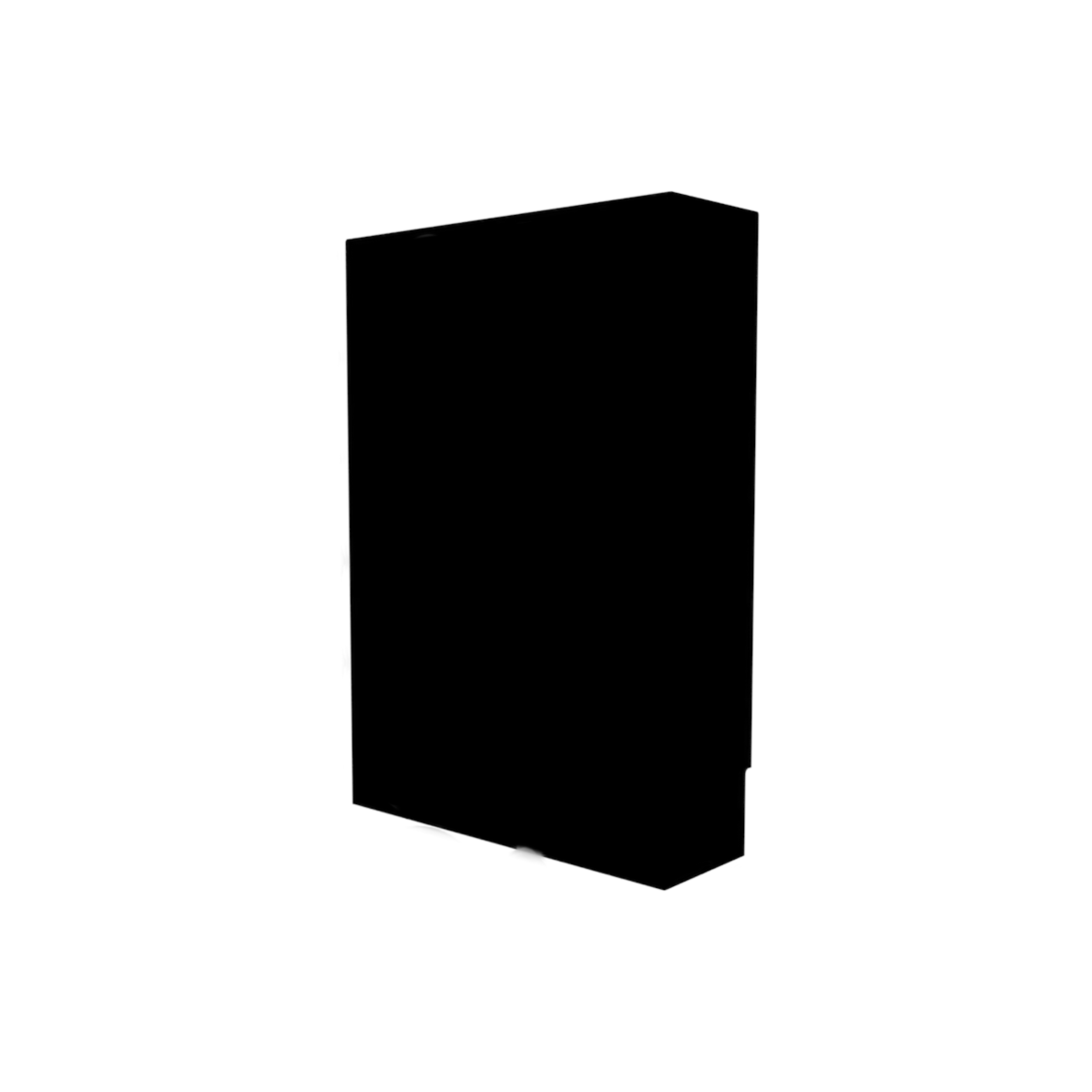 Cache nourrice | Dimensions : H. 65 x L. 45 x P. 15 cm | Couleur : noir