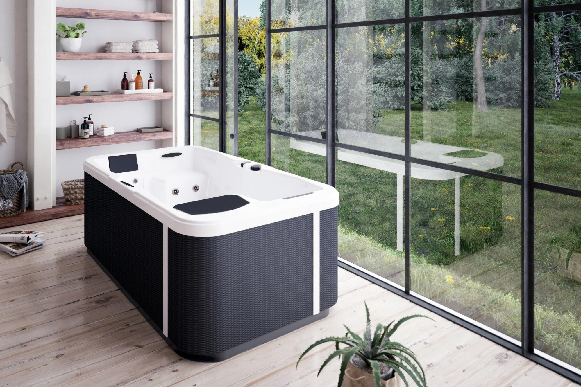 Option tablier de spa A200 de finition rattan