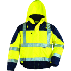 AIRPORT Blouson Jaune HV/Marine, Polyester Oxford 300D - COVERGUARD - Taille M 1