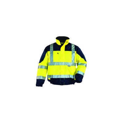 AIRPORT Blouson Jaune HV/Marine, Polyester Oxford 300D - COVERGUARD - Taille S 0