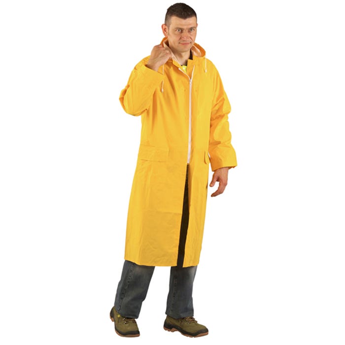 Manteau de pluie CO/PES, jaune, 415g/m² - COVERGUARD - Taille 2XL 1
