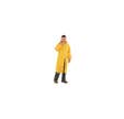 Manteau de pluie CO/PES, jaune, 415g/m² - COVERGUARD - Taille XL