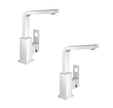 Robinet Grohe lavabo Eurocube Taille L X2