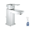 Mitigeur lavabo GROHE Quickfix Sail Cube taille S + nettoyant GrohClean