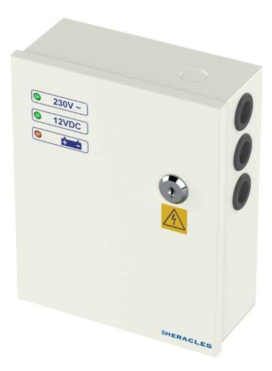 Alimentation secourue 12V DC 3A + Relais Défaut - HERACLES - ALIM1203S2