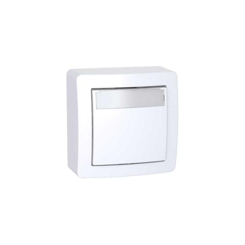 Bouton-poussoir ARLEA 10 A en saillie avec porte étiquette - SCHNEIDER ELECTRIC - SHN0262062P