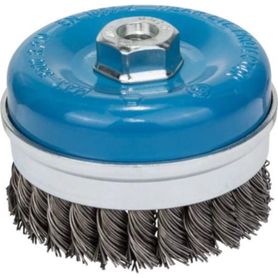 Brosse boisseau 100mm à fils d’acier torsadés - BOSCH - 1608614002