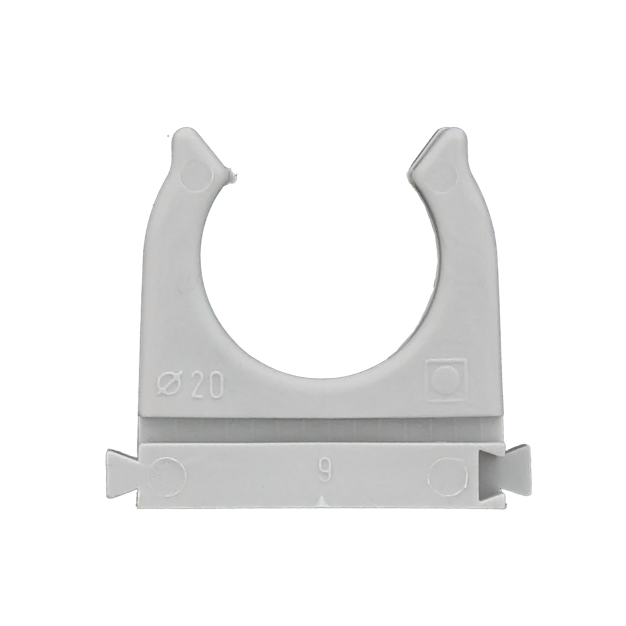 Collier plastique E-Clip diamètre 50mm boite de 50 - SPIT - 567215 0