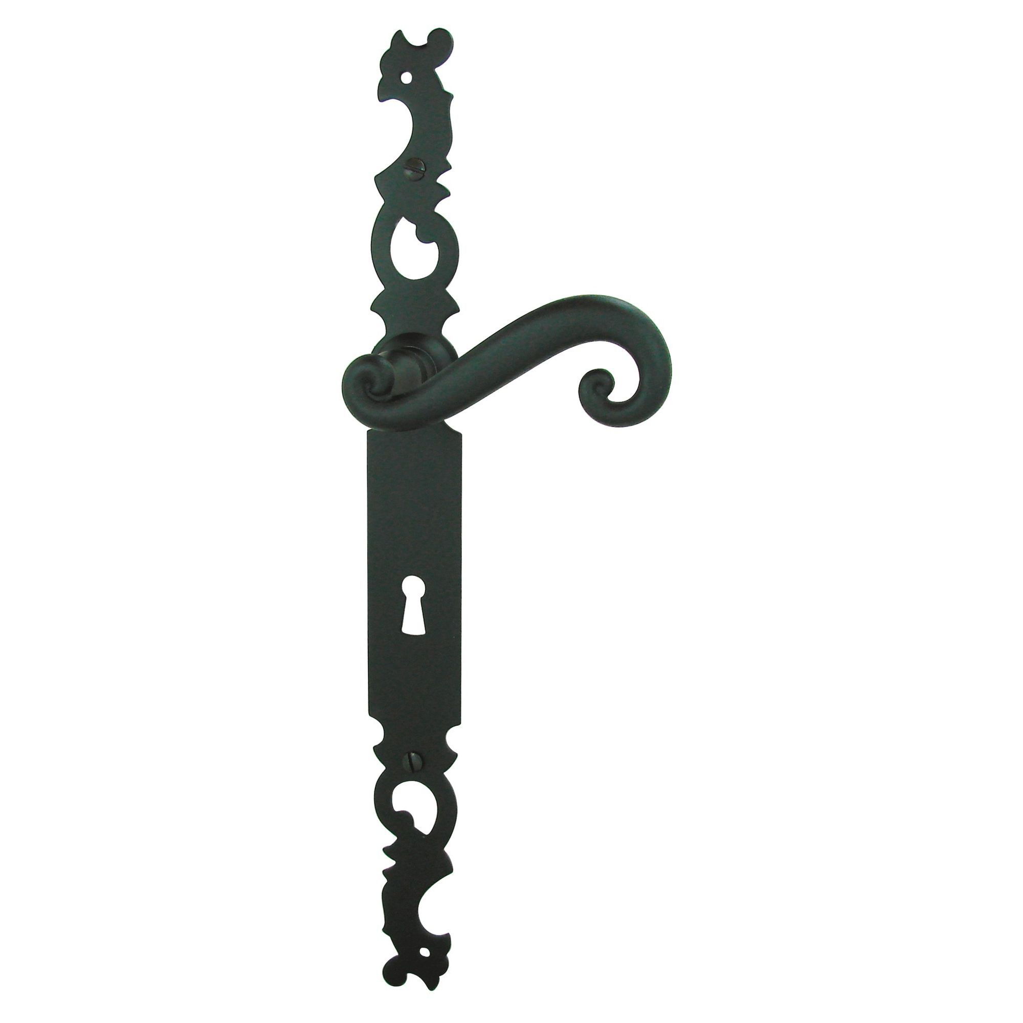 Ensemble sur plaque de style CEVENNES condamnation gauche noir - BRIONNE - V.1010744NR