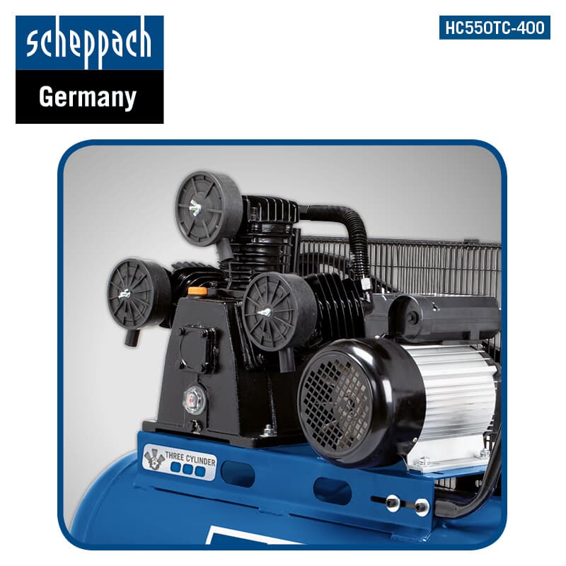 Compresseur 100 litres HC550TC 230V - Scheppach 2