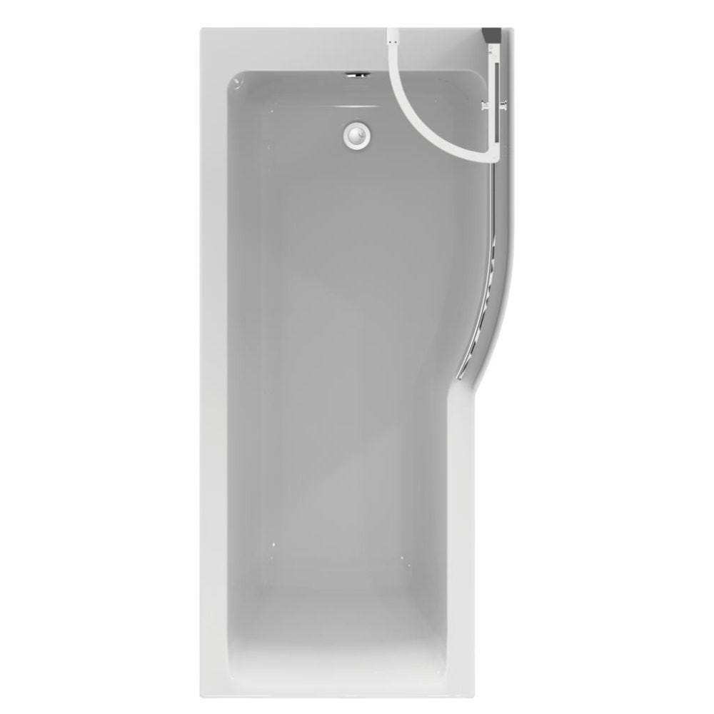 Ideal Standard Tablier baignoire frontal 1700 mm asymétrique Connect Air blanc 1