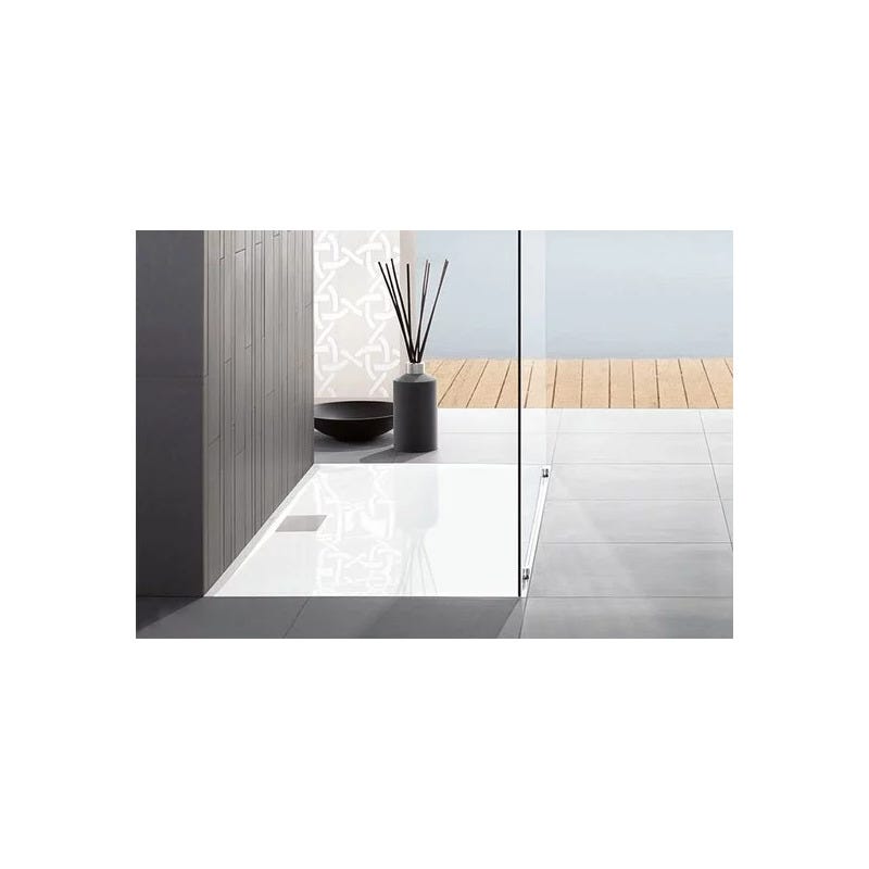 Villeroy & Boch Lifetime Plus Receveur de douche carré 90x90 cm antidérapant, en céramique, Blanc (6223D4W9) 1
