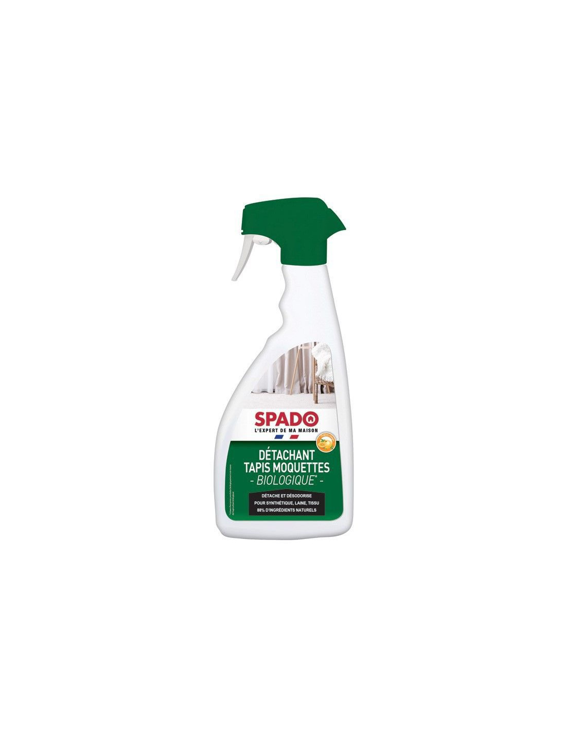 BIO DETACHANT TAPIS MOQUETTE PULVERIS. 500ML